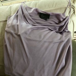 By Anthropologie pale lavender cowl tank